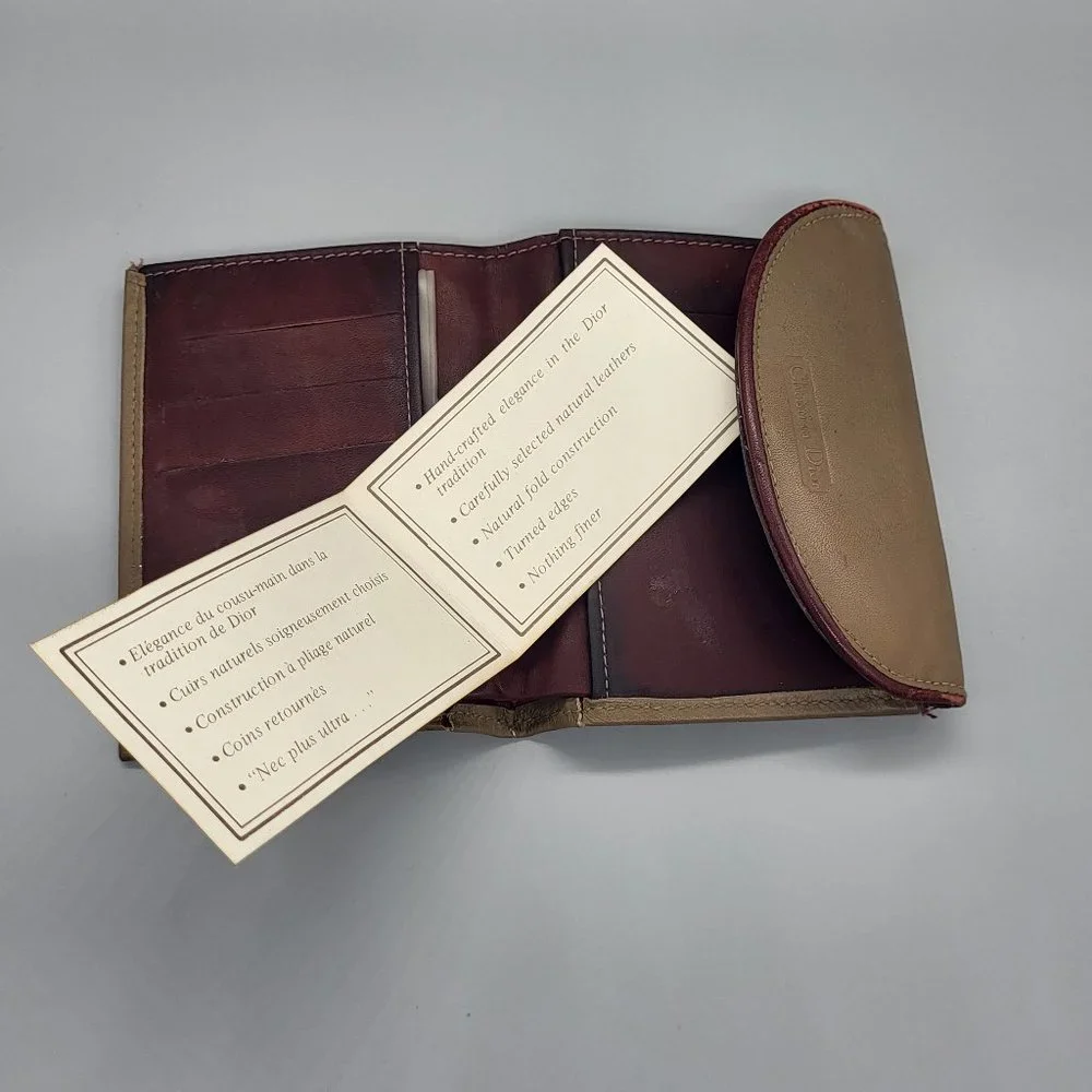 Christian Dior Vintage Leather Wallet